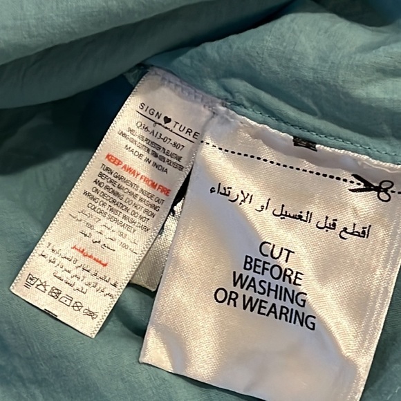 Signature Girls Teal Velour Floral Dress with lining Size 4-5Y NEW Easter Pretty - Picture 5 of 6